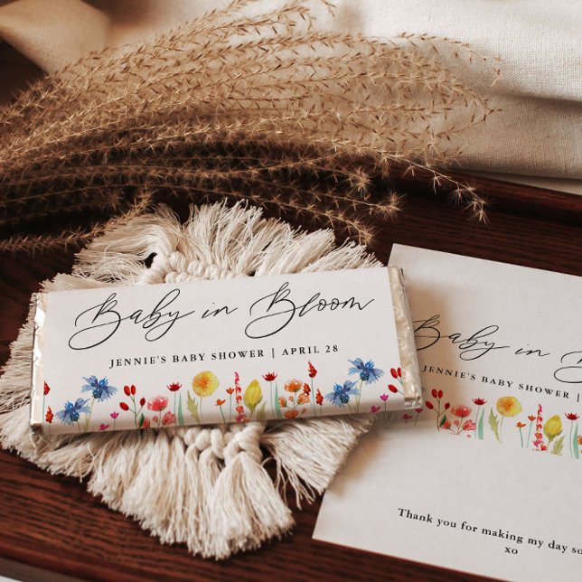 Baby in Bloom Wildflowers Candy Bar Wrapper (Creator Uploaded)