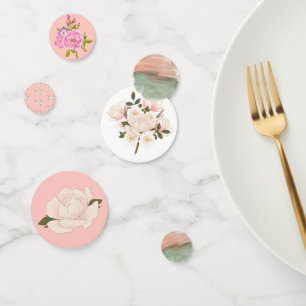 Baby in Bloom Wrapping Paper for Baby Shower Confetti