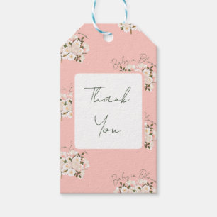 Baby in Bloom Wrapping Paper for Baby Shower Gift Tags