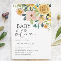 Baby in Bloom Yellow Floral