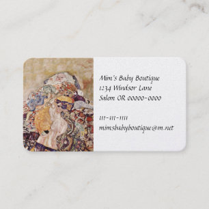 Baby in Brightly Coloured Quilt Business Card