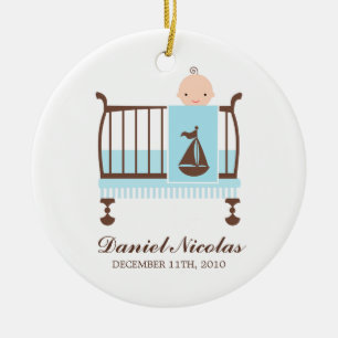 Baby in Crib Ornament