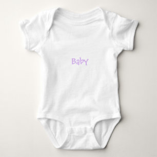 Baby in Light Purple Bodysuit