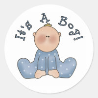 Baby in Sleeper It's a Boy