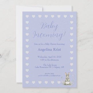 Baby Incoming Baby Shower Invitation
