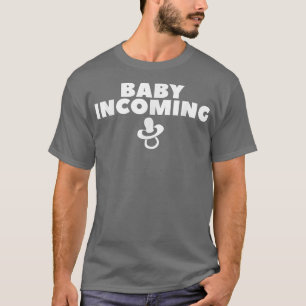 Baby Incoming Gender Reveal Pregnancy Announcement T-Shirt