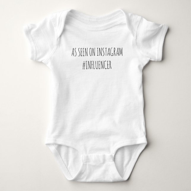 Baby Influencer Bodysuit Gift (Front)