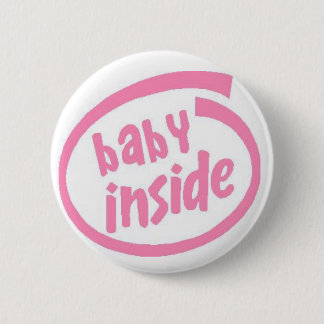Baby Inside Button - Pink