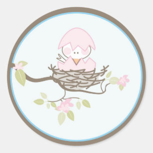 Baby Invitation or Favour Sticker