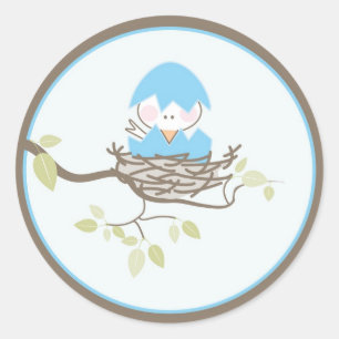 Baby Invitation or Favour Sticker