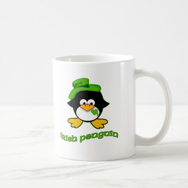 Baby Irish Penguin Coffee Mug (Right)