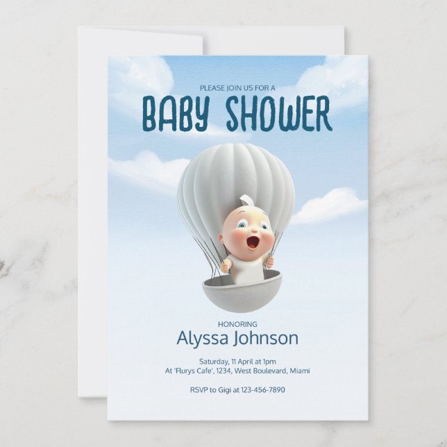 Baby is arriving soon | Baby Shower Invitation (Front)