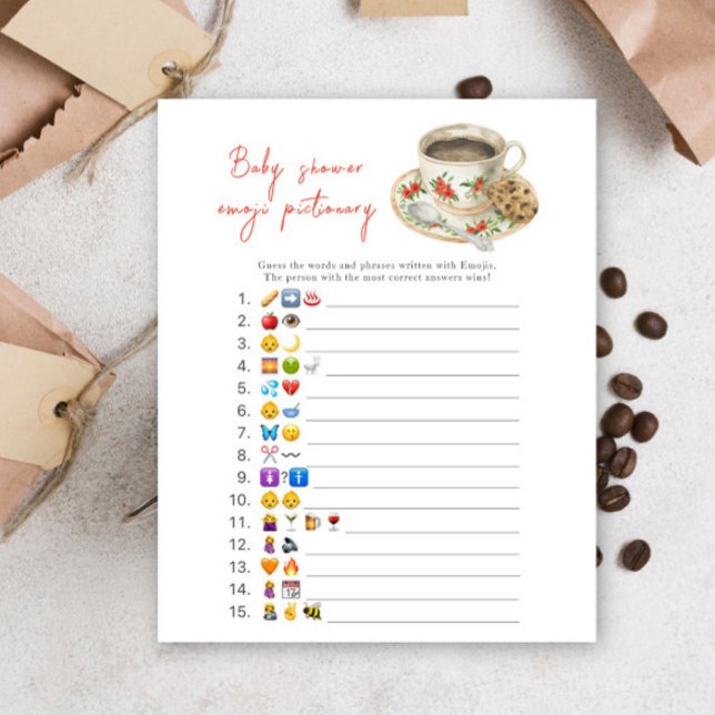 Baby is brewing baby shower Emoji picture game (Creator Uploaded)