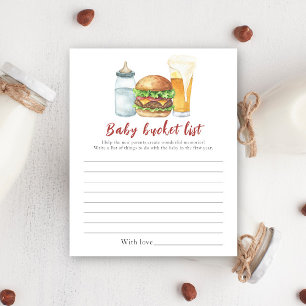 Baby is brewing beer - Baby bucket list