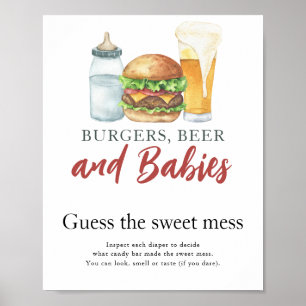 Baby is brewing beer Guess the sweet mess Poster