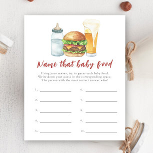 Baby is brewing beer - Name that baby food