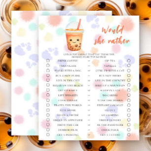 Baby is brewing bubble tea Would she rather