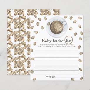 Baby is brewing coffee - Baby bucket list