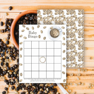 Baby is brewing coffee Baby shower bingo game