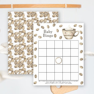 Baby is brewing coffee Baby shower bingo game