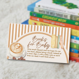 Baby Is Brewing Coffee Baby Shower Books For Baby Enclosure Card