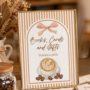 Baby Is Brewing Coffee Baby Shower Gifts And Books Poster