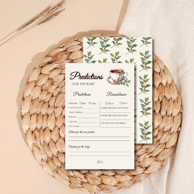 Baby is Brewing Coffee Baby Shower Prediction  (Creator Uploaded)