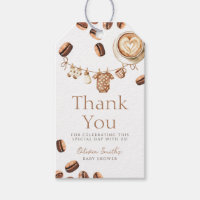 Baby is Brewing Coffee Bean Thank You baby shower