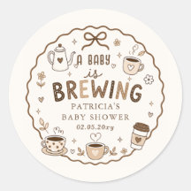 Baby is Brewing Coffee Gender Neutral Baby Shower