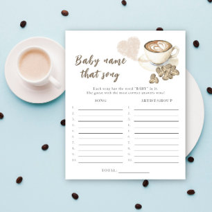 Baby is brewing coffee - Name that song game