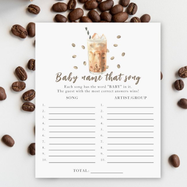 Baby is brewing coffee - Name that song game (Creator Uploaded)