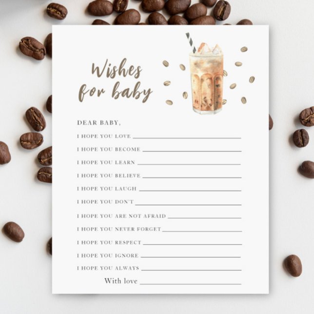 Baby is brewing coffee - wishes for baby (Creator Uploaded)