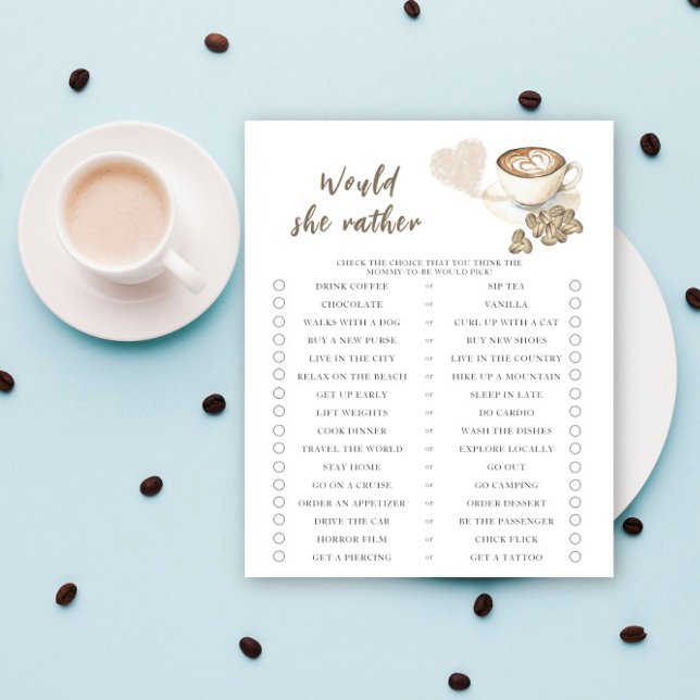 Baby is brewing coffee Would she rather (Creator Uploaded)