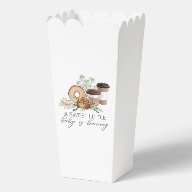 Baby is Brewing Favour Box (Front)