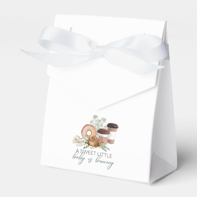 Baby is Brewing Favour Box (Front Side)