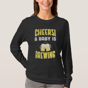 Baby Is Brewing Funny Pregnancy Announcement T-Shirt