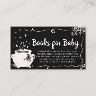 Baby is Brewing Halloween Baby Books for Baby Enclosure Card