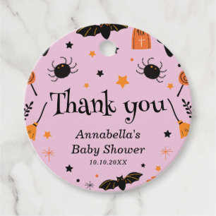 Baby is Brewing Halloween Baby Shower Favour Tags