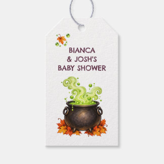 Baby is Brewing Halloween Baby Shower Gift Tags