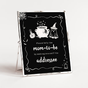 Baby is Brewing Halloween Envelope Station Sign