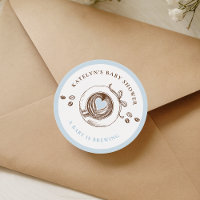 Baby Is Brewing Hand Drawn