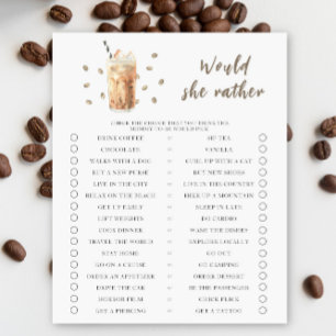 Baby is brewing iced coffee Would she rather