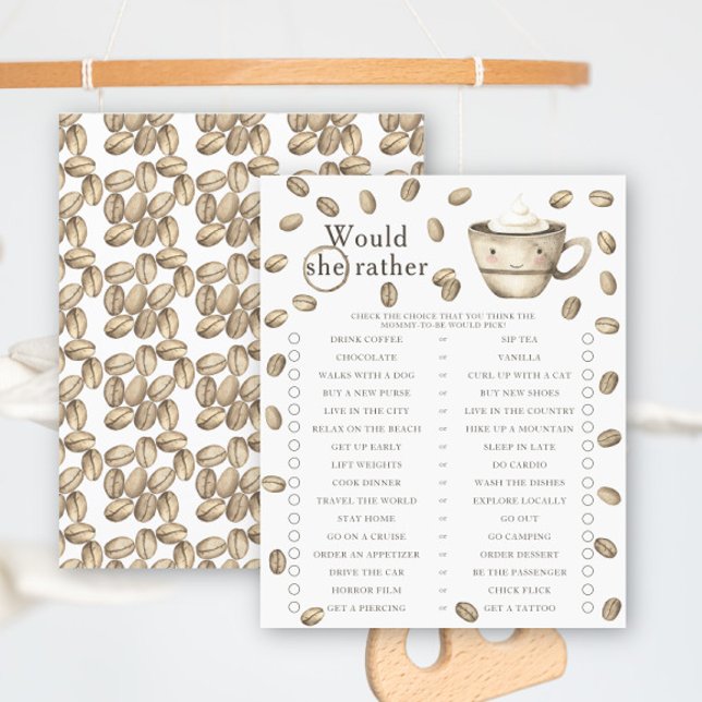 Baby is brewing Kawaii Coffee Would she rather (Creator Uploaded)