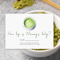 Baby is Brewing Matcha How big is mummy's belly