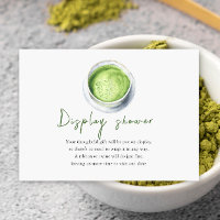 Baby is Brewing Matcha Tea Display shower