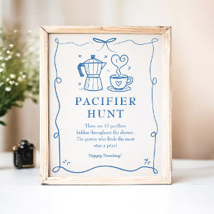 Baby is Brewing Pacifier Sign