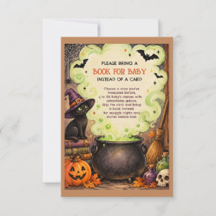 Baby is Brewing Shower Bring a Book Insert Card