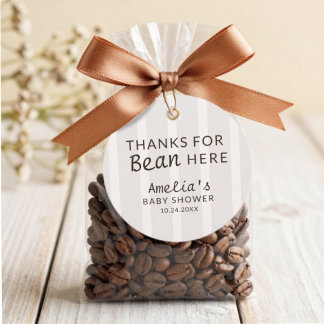 Baby is Brewing Thank You Baby Shower Favour Tags