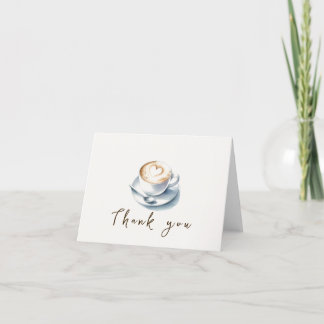 Baby is Brewing Thank You Card