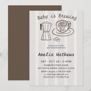Baby is Brewing Whimsical Baby Shower